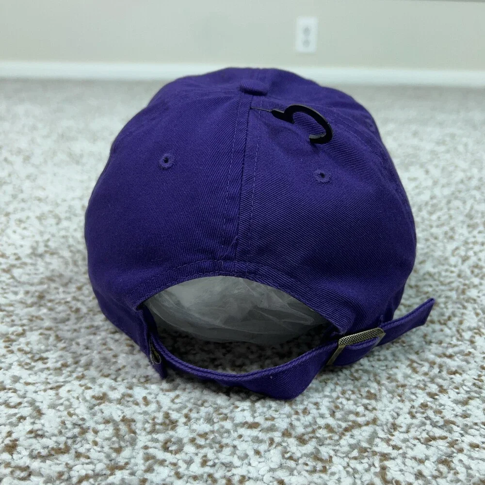 Minnesota Vikings Hat Cap Strap Back Purple NFL Football Mens OSFA 47 Sports Dad